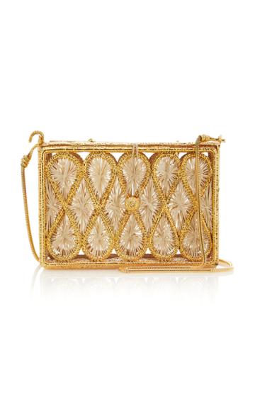 Magnetic Midnight M'o Exclusive Infinito Clutch With Gold Threading