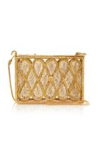 Magnetic Midnight M'o Exclusive Infinito Clutch With Gold Threading