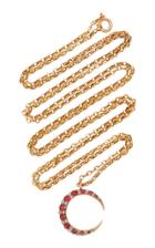 Toni + Chlo Goutal Lilly One-of-a-kind Antique Gold Spinel And Diamond Necklace