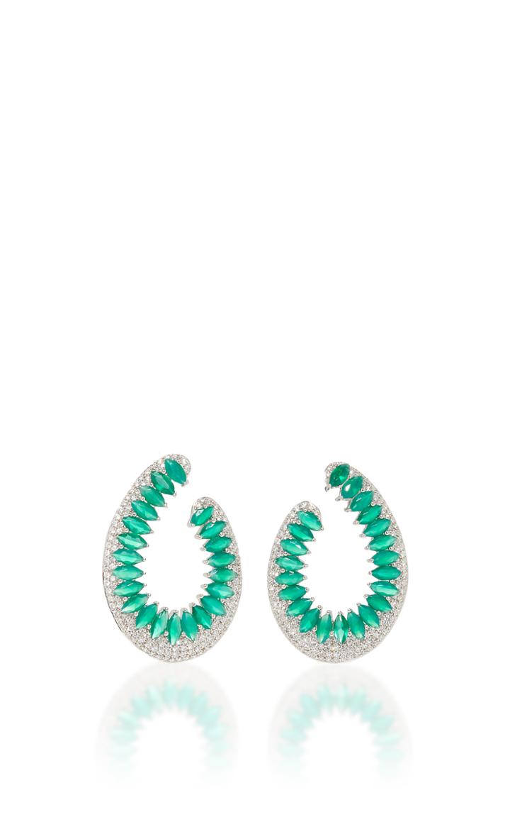 Hueb Mirage Earring With Chalcedony