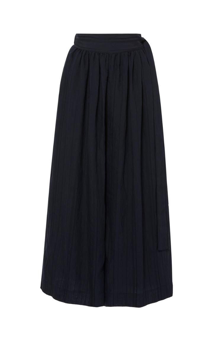 Vince Tie-detail Crepe Culotte Pants