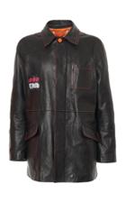 Heron Preston Short Leather Jacket