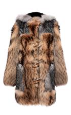 Burberry Oversized Mixed Fur Duffle Coat