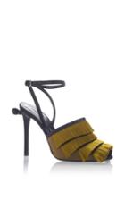 Marco De Vincenzo Satin Fringes Sandals