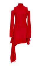 Alexis Alia Cold Shoulder Voulant Dress