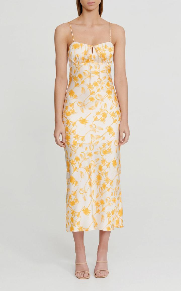 Moda Operandi Significant Other Erica Printed Georgette Midi Dress