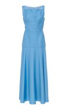 Emilia Wickstead Clarabelle Virgin Wool Gabardine Midi Dress