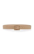 Anderson's Skinny Square Buckle Leather Belt Size: 65 Cm
