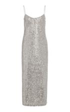 Galvan Sequined Tulle Midi Dress Size: 36