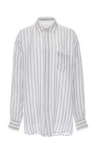 Moda Operandi Maison Margiela Striped Gauze Shirt Size: 38