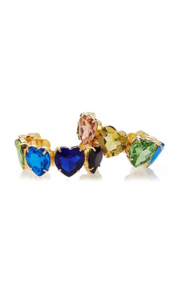 Mordekai Set Of 2 Rainbow Crystal Cuff