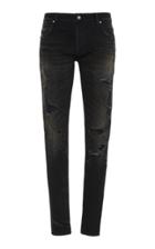 Balmain Skinny Denim Jean 14cm Super Destroy