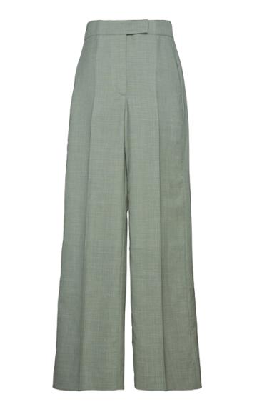Boontheshop Collection Wide-leg Wool-blend Pants