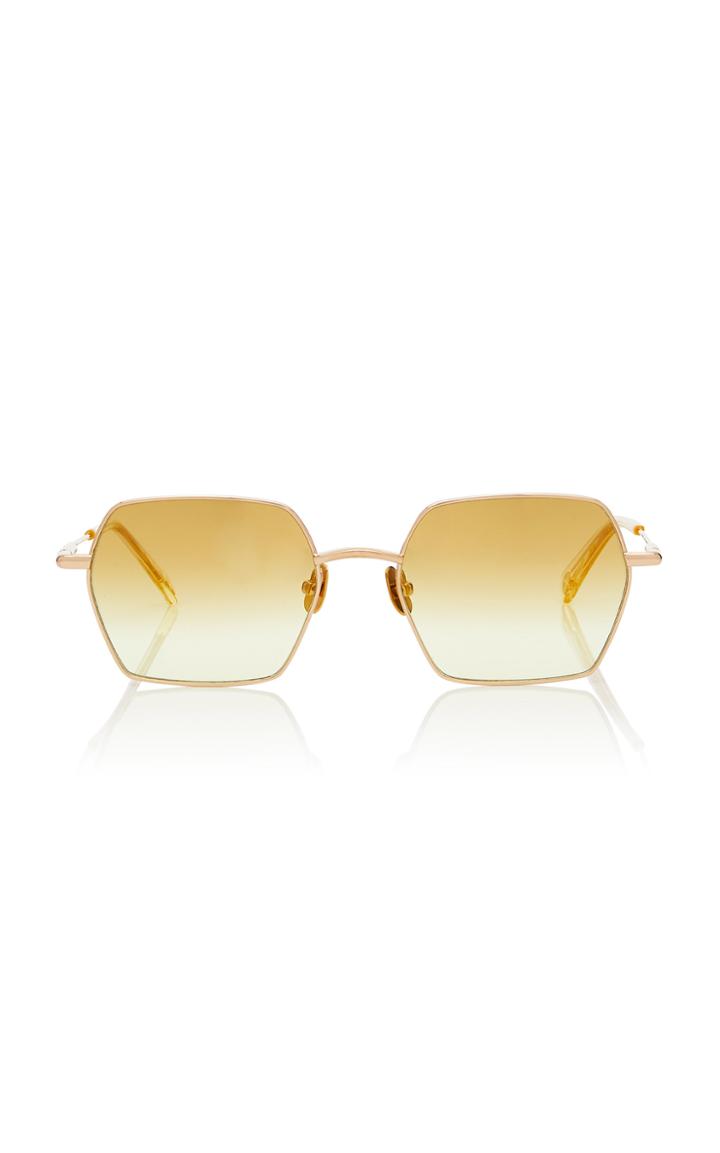 Peter And May Moon Square-frame Titanium Sunglasses