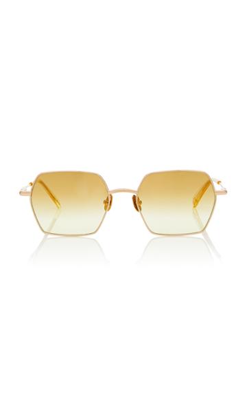 Peter And May Moon Square-frame Titanium Sunglasses