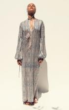 Moda Operandi Silvia Tcherassi Mayfair Feather-tipped Sequined Maxi Dress