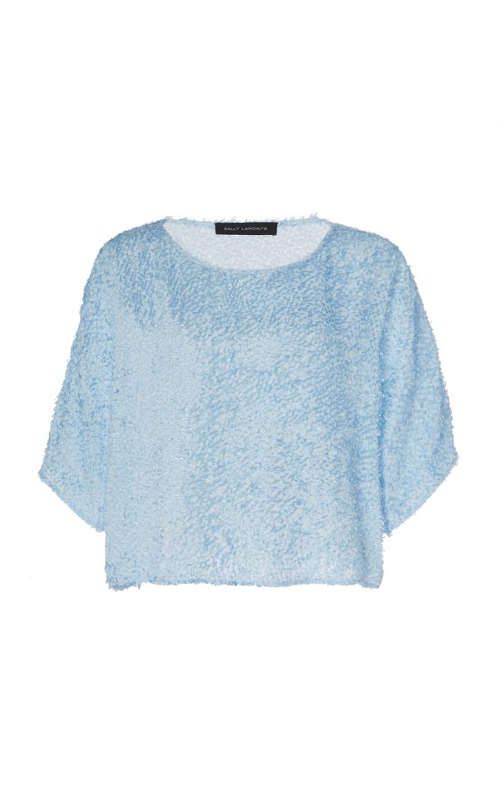 Sally Lapointe Eyelash Viscose Dolman Tee