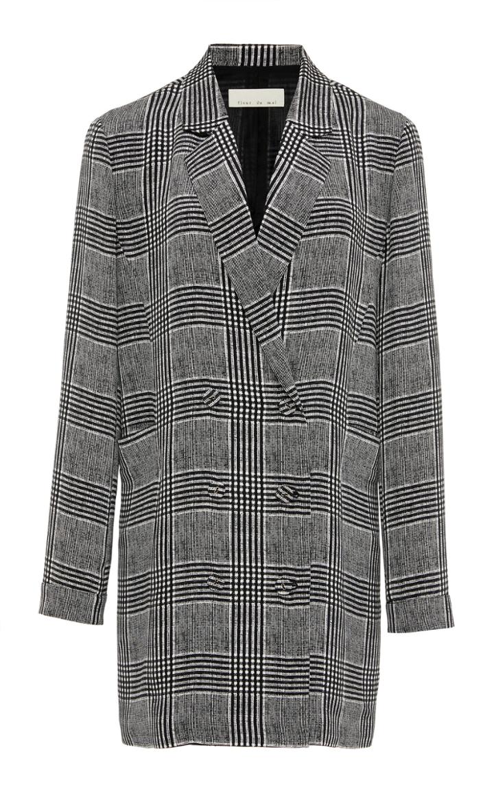 Fleur Du Mal Double Breasted Mini Dress