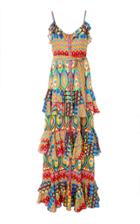 Alexis Harmone Layered Printed Maxi Dress