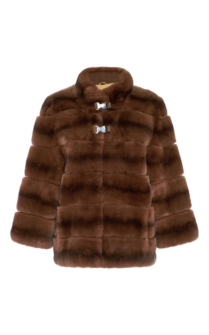 Lysa Lash Furs Cruz Metal Clip Fur Jacket