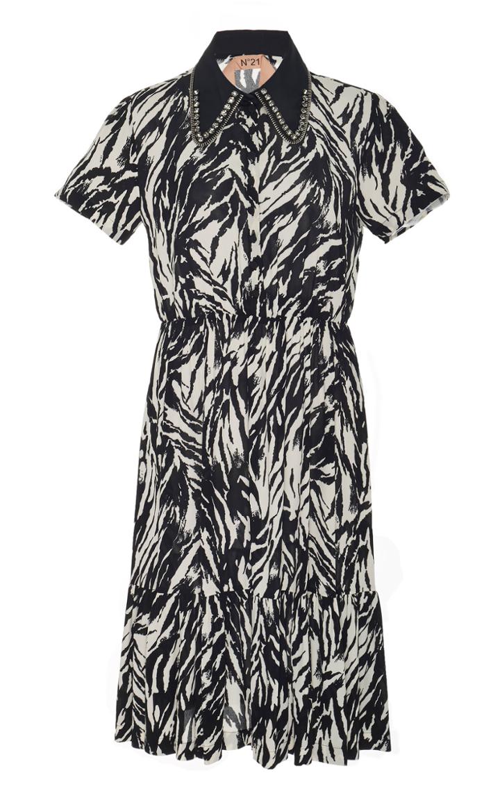 N 21 N&deg;21 Ilda Printed Cotton-blend Dress