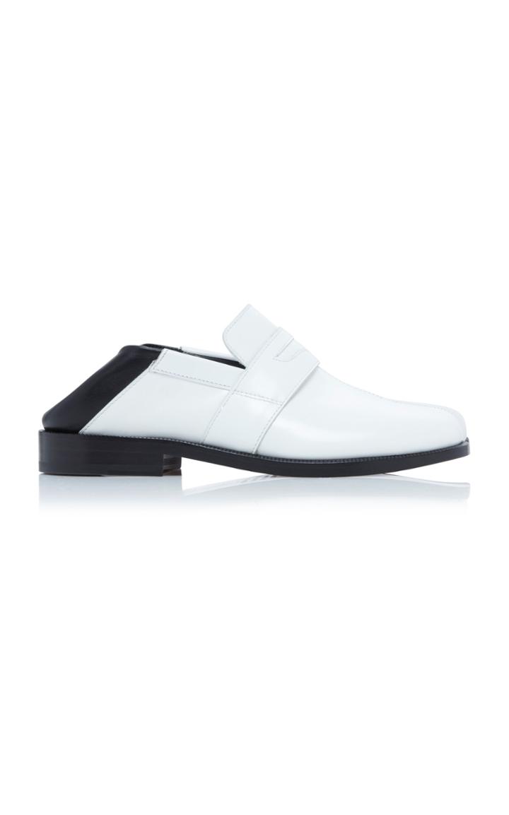 Maison Margiela Two Tone Leather Loafers