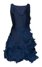Akris Mini 3d Flower Embellishment Dress
