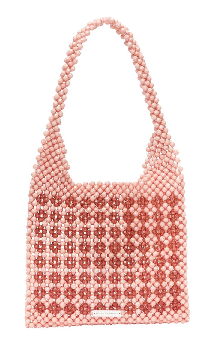 Loeffler Randall Charlie Mini Beaded Plastic Hobo Bag