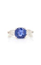 Maria Jose Jewelry 18k White Gold, Sapphire And Diamond Ring