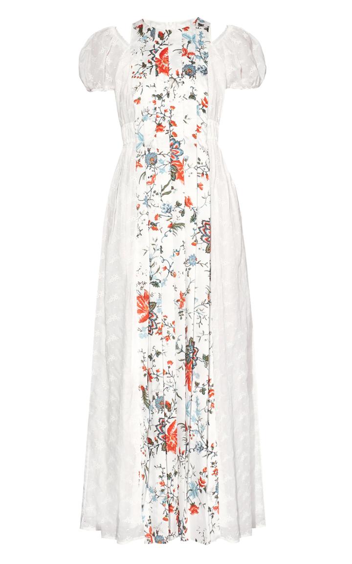 Moda Operandi Erdem Tosca Paneled Maxi Dress