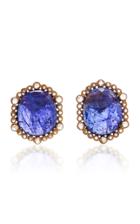 Moda Operandi Amrapali Tanzanite And Diamond Earrings