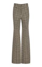 Victoria Beckham Gingham Flared Pants