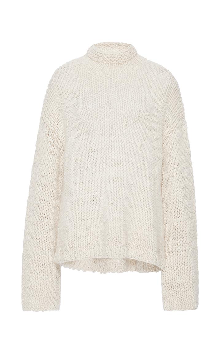 Ulla Johnson Handknit Alpaca Nelli Turtleneck