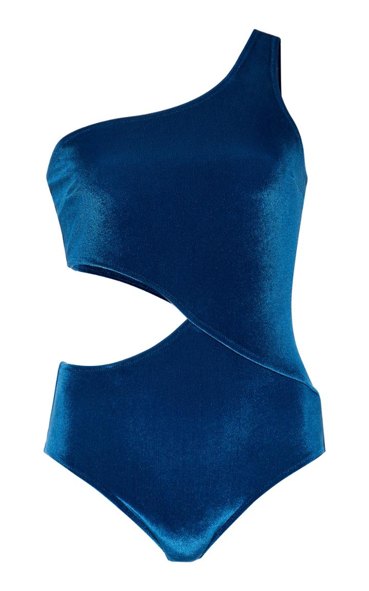 Solid & Striped Claudia Velvet One-piece Swimsuit