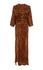 Attico Leopard-print Crepe Dress Size: 36