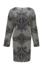Saptodjojokartiko Black Benara Embellished Dress
