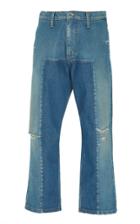 Tre By Natalie Ratabesi Roma Two-tone Crop Jeans
