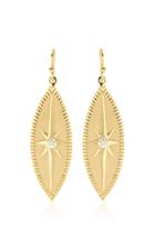 Pamela Zamore Marquise 18k Yellow Gold Diamond Earrings