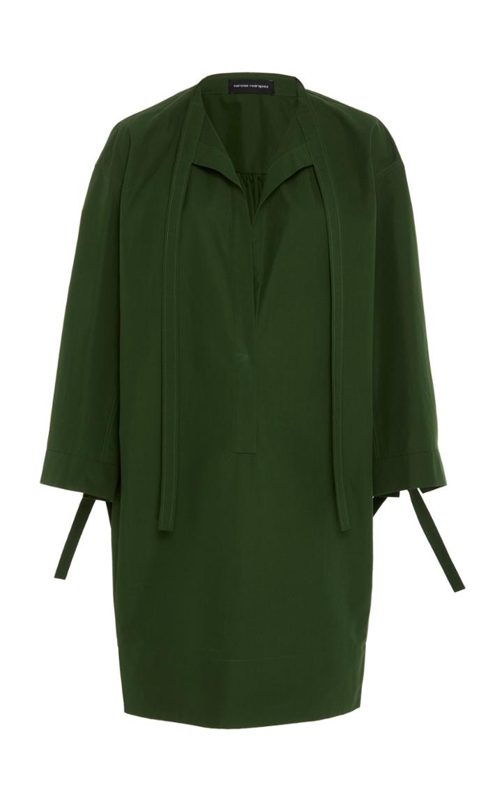 Narciso Rodriguez Poplin Tunic Dress