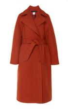 Martin Grant Classic Wool Trench Coat With Belt