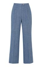 Moda Operandi Giuliva Heritage The Laura Wool-cotton Blend Trousers