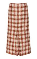 Victoria Beckham Box-pleated Tweed Midi Skirt