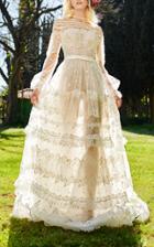 Costarellos Bridal Romantic Gossamer Gown
