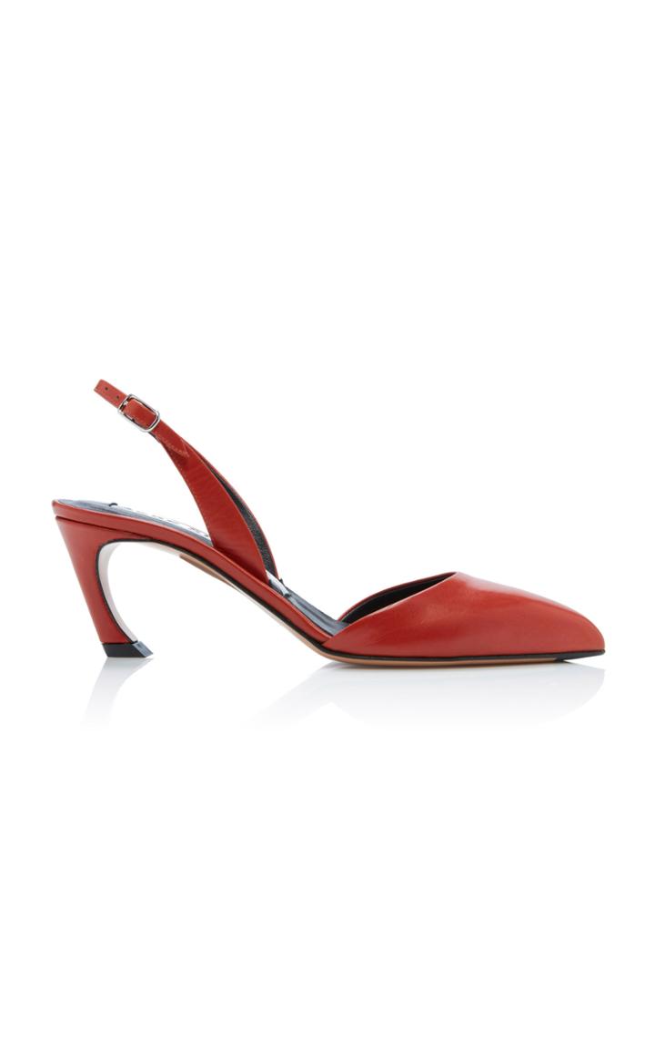 Acne Studios Bastian Leather Slingbacks