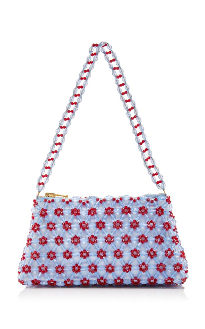 Shrimps Dawson Floral-beaded Handle Bag