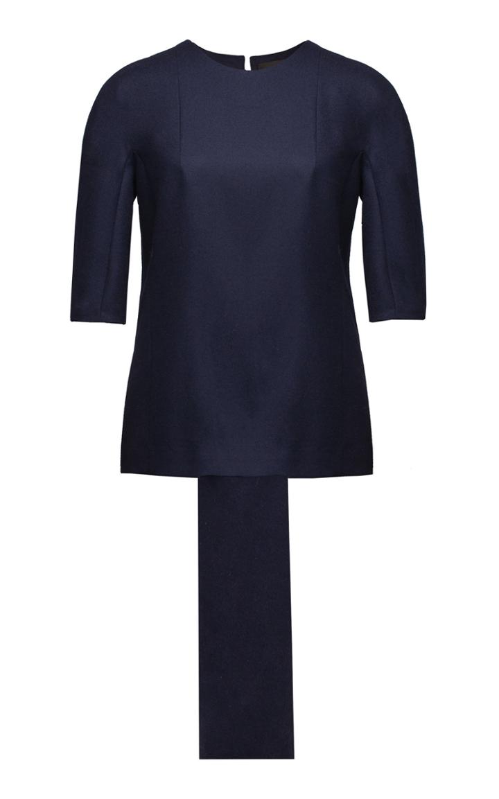 Lake Studio Tie-back Wool Top