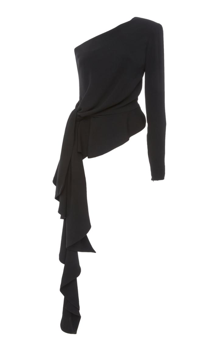 16arlington One Sleeve Crepe Top