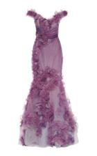 Marchesa Sequin-embellished Tulle Gown
