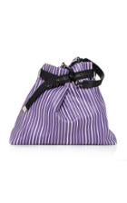 Lanvin Striped Hobo Bag