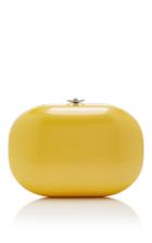Jeffrey Levinson Marigold Linen Clutch